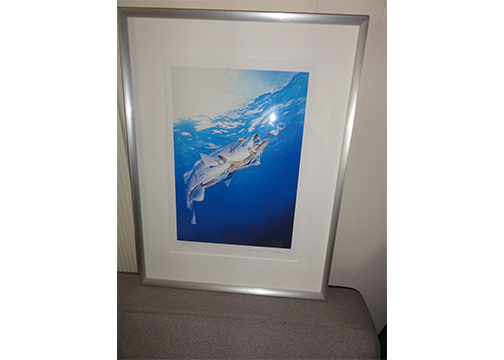 Rare Framed Giclee Limited Edition "Future of Fishing"